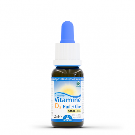 Vitamine D3 naturelle — 800 U.I. / goutte - Dr Jacob's®