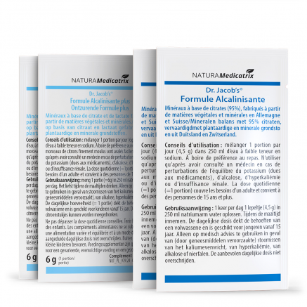 Alkalizing formulas (Pack of 4 samples)