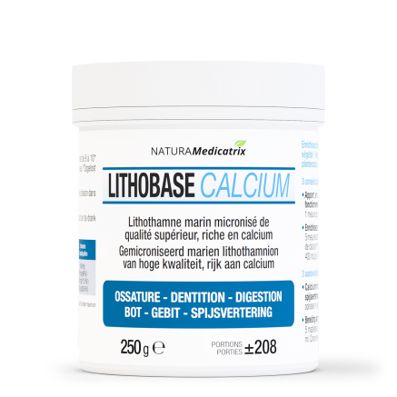 LithoBase Calcium — 250g — NATURAMedicatrix