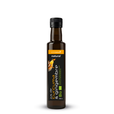 Jus de curcuma et gingembre bio - 250ml - NATURAMedicatrix